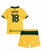 Billige AC Milan Christopher Nkunku #18 Tredjedraktsett Barn 2025-26 Kortermet (+ Korte bukser)